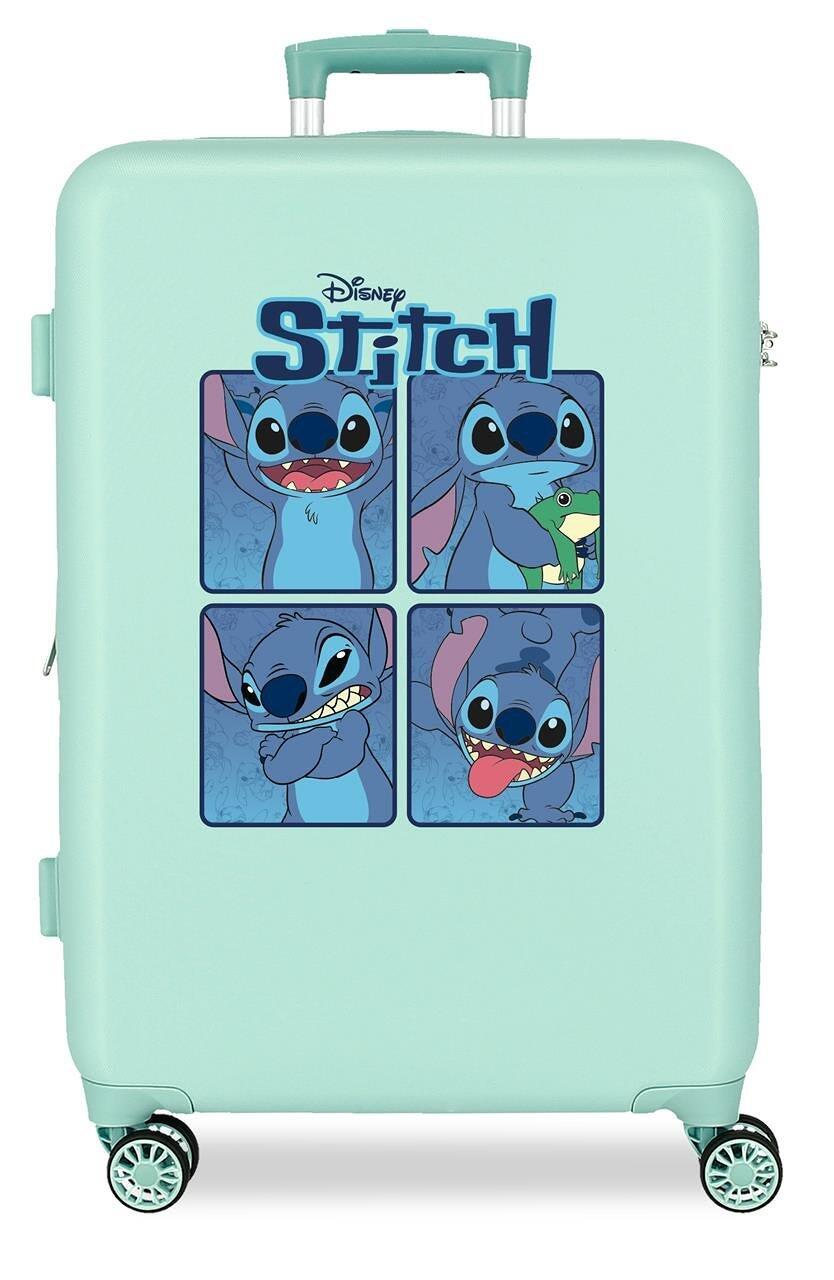 Valise moyenne Disney Stitch Adorable moods ABS avec une capacité 68L 1/4