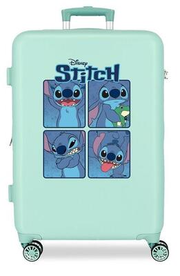 Valigia media Disney Stitch Adorable moods ABS con capacità 68L