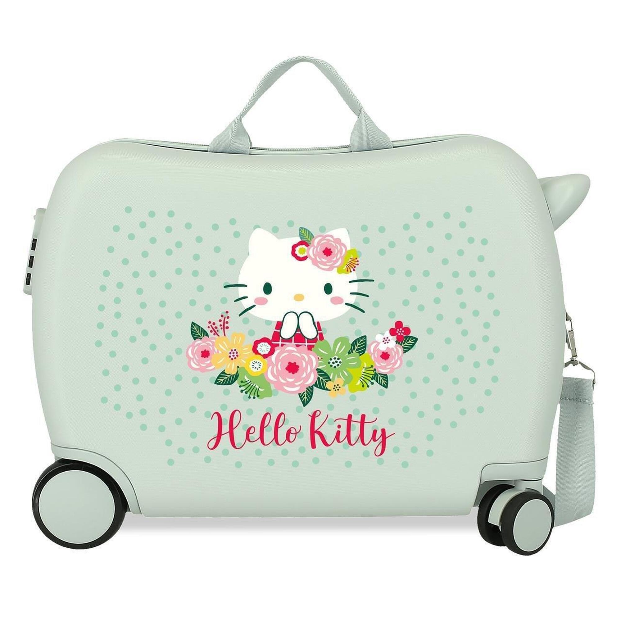 Hello Kitty - Valise Enfant Sanrio Hello Kitty Floral Kitty Abs Avec Une Capacité 34l - Sac À Dos - Vert - No Size - Decathlon