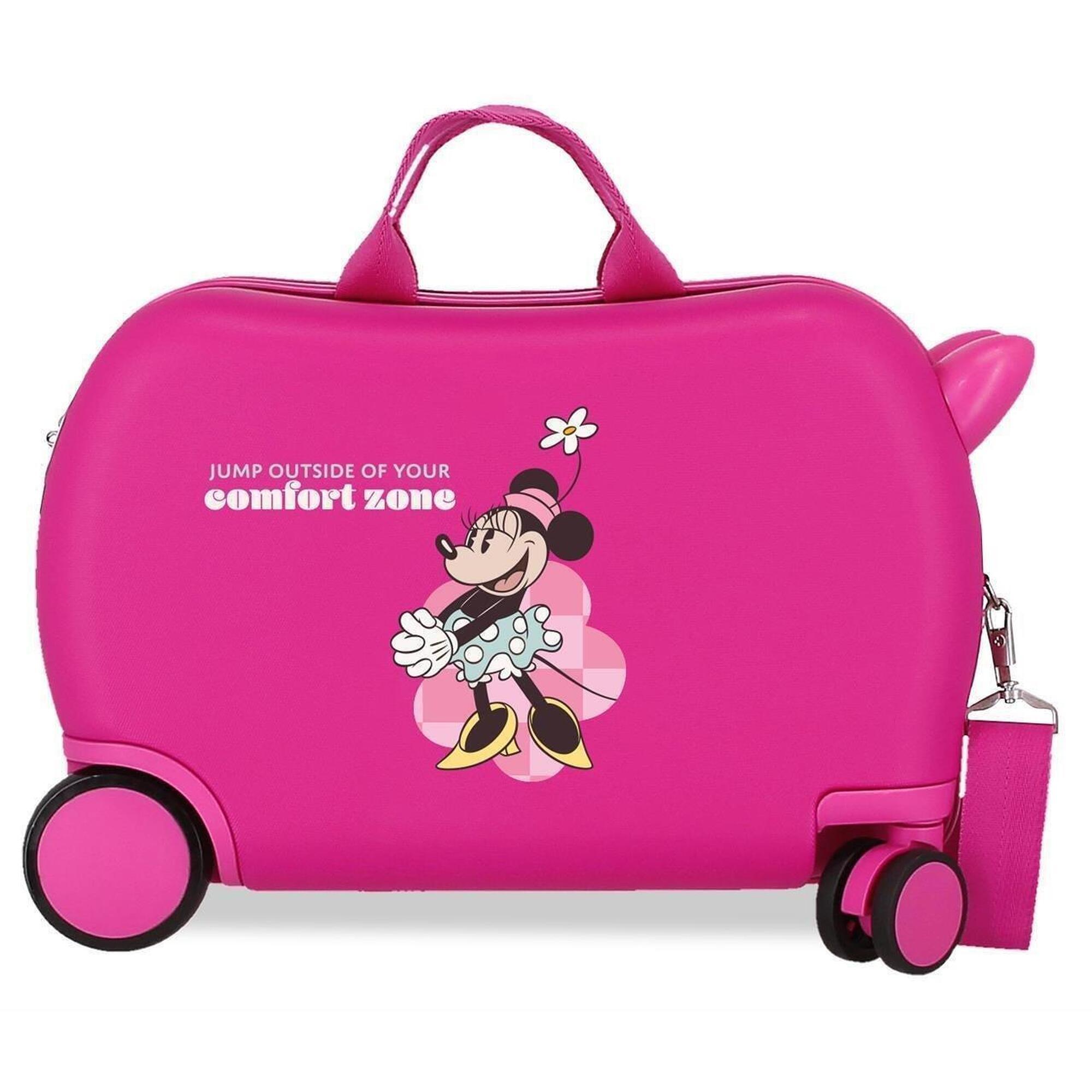 Disney - Valise Enfant Disney Minnie Confort Zone Abs Avec Une Capacité De 28l Fushia - Sac À Dos - Rose - No Size - Decathlon