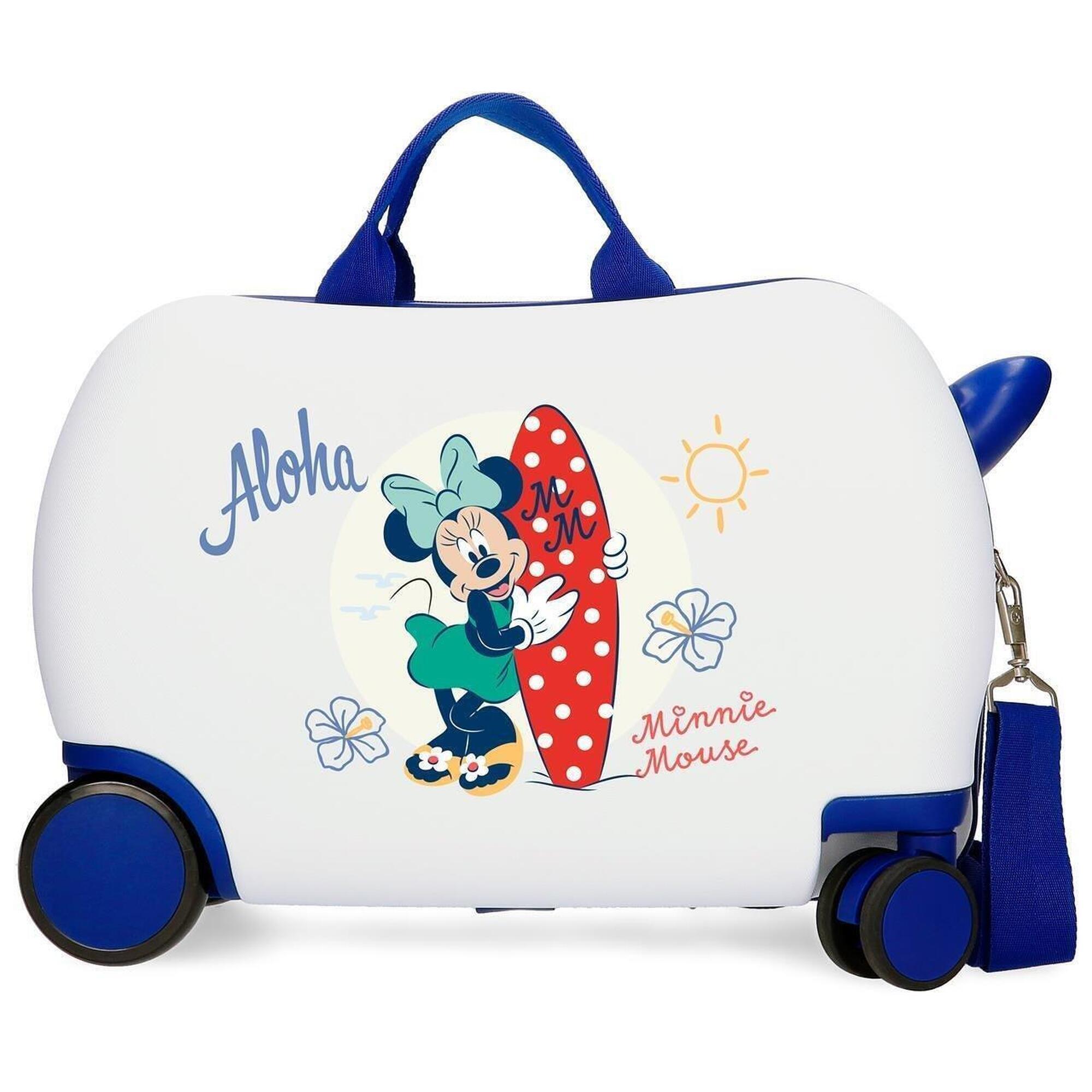 Disney - Valise Enfant Disney Minnie Aloha Abs Avec Une Capacité De 28l Blanc - Sac À Dos - Blanc - No Size - Decathlon