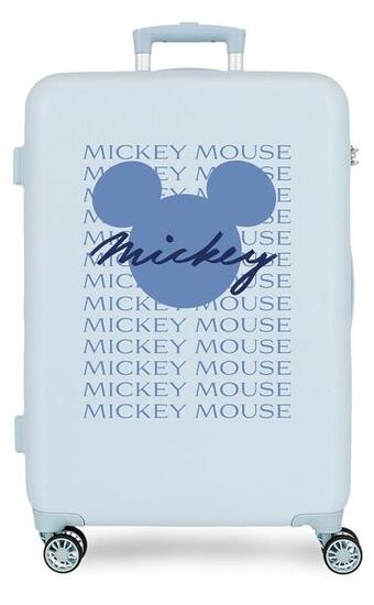 Valise moyenne Disney Mickey Have a good time ABS avec une capacité 62,79L