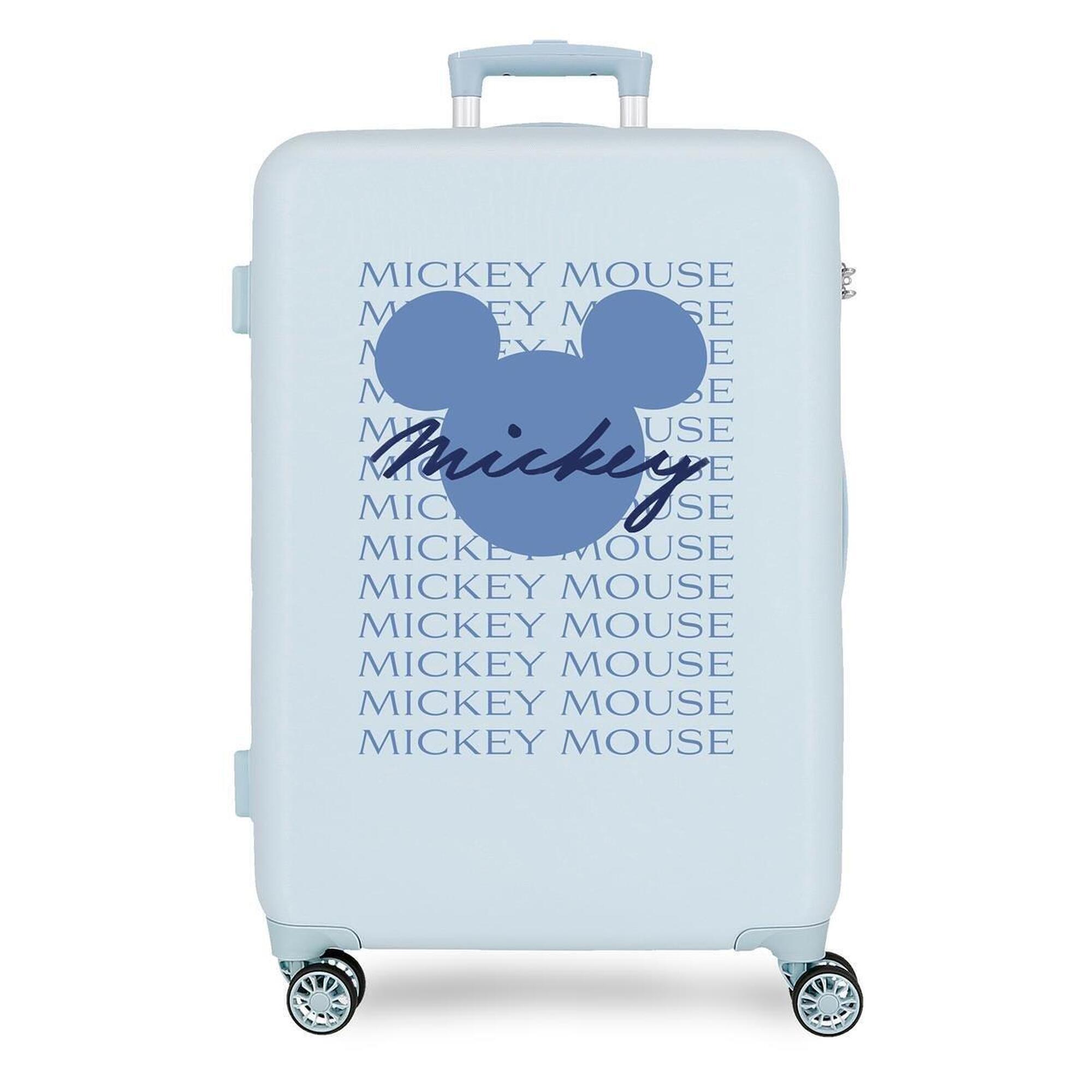 Disney - Valise Moyenne Disney Mickey Have A Good Time Abs Avec Une Capacité 62,79l - Sac À Dos - Bleu - No Size - Decathlon