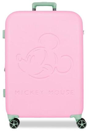Valise cabine Disney Mickey Crazy trip ABS avec une capacité de 39,6L Bleu
