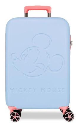 Valise cabine Disney Mickey Crazy trip ABS avec une capacité de 39,6L Bleu