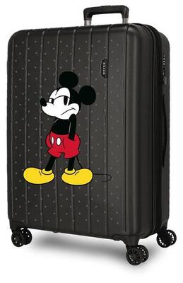 Valigia media Disney Mickey Waiting ABS con capacità di 8424L Nero