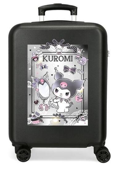 Valise cabine Sanrio Kuromi dream closer ABS avec une capacité de 41,8L Noir