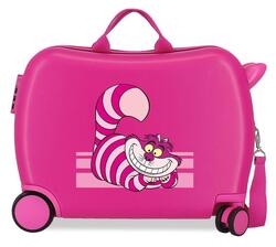 Valise enfant Disney Chat du Cheshire ABS avec une capacité de 34L Fushia