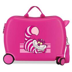 Valise enfant Disney Chat du Cheshire ABS avec une capacité de 34L Fushia