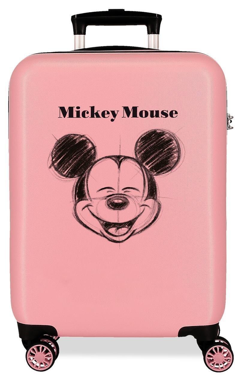 Valise cabine Disney Mickey sketch ABS avec une capacité de 34L Nude 1/4