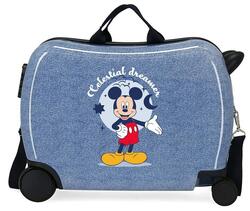 Valise enfant Disney Mickey Celestial dreamer ABS avec une capacité de 34L Denim