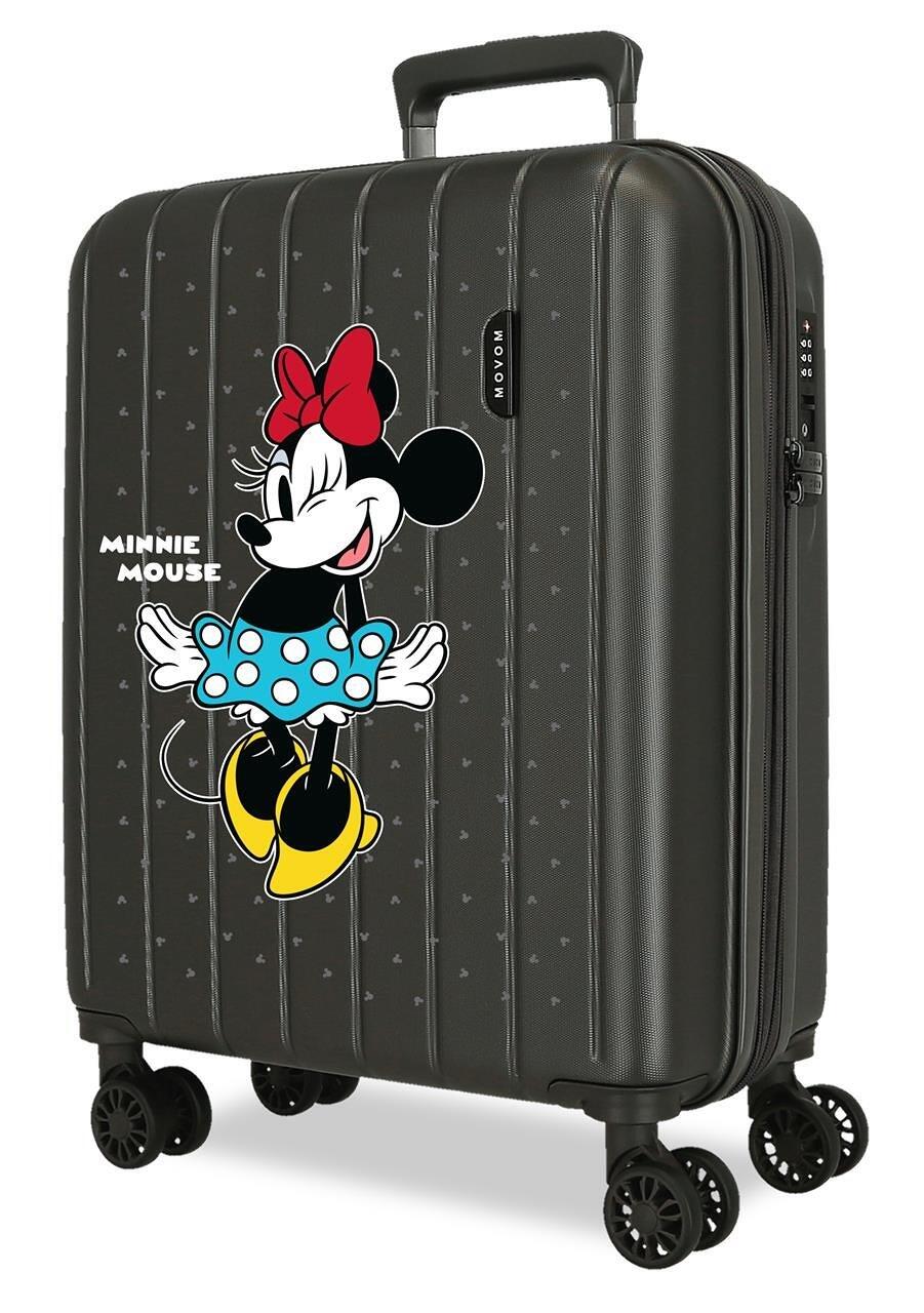 Valise cabine Disney Minnie Line ABS avec une capacité de 44L Anthracite 1/4