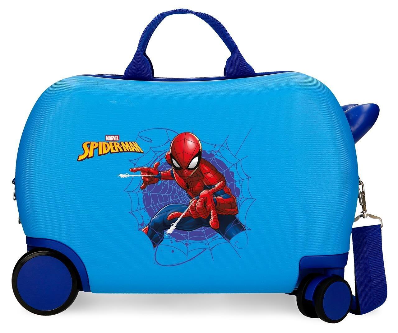 Valise enfant Marvel Spiderman action ABS avec une capacité de 28L Bleu 1/4