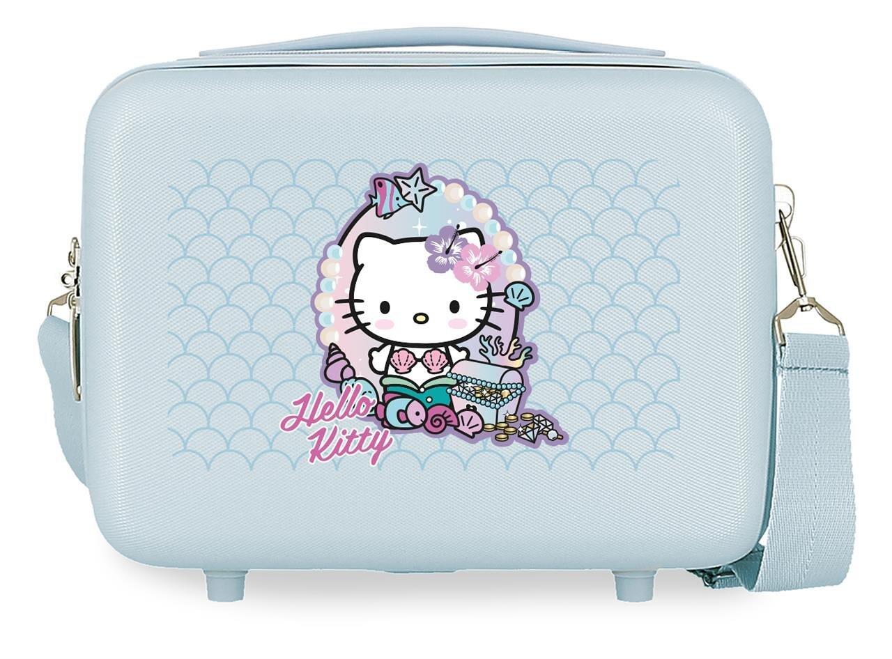 Neceser ABS Sanrio Hello Kitty Mermaid kitty con capacidad de 9L Azul claro 1/4
