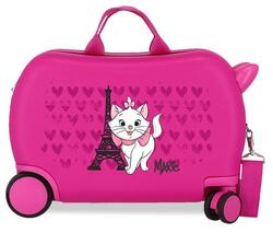 Valise enfant Disney Before the bloom Marie ABS avec une capacité de 28L Fushia