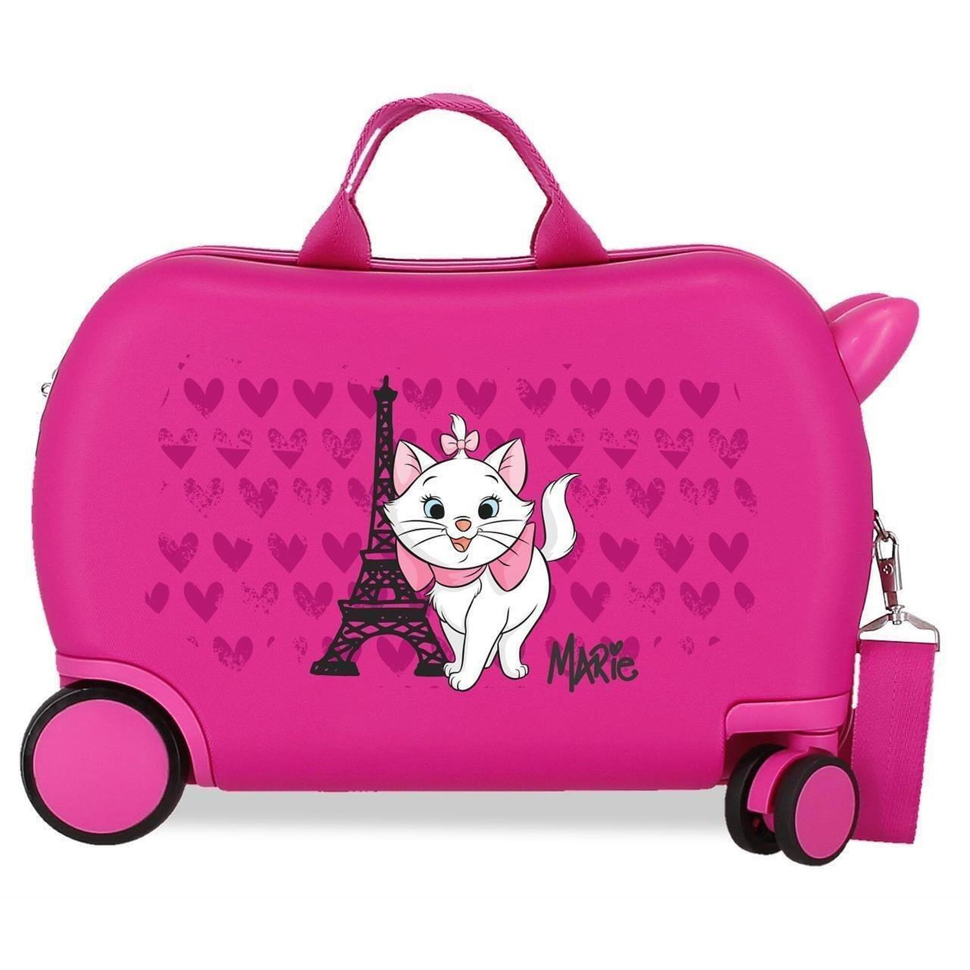 Disney - Valise Enfant Disney Before The Bloom Marie Abs Avec Une Capacité De 28l Fushia - Sac À Dos - Rose - No Size - Decathlon