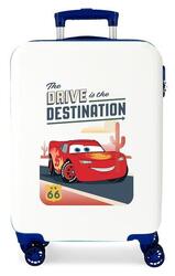 Valise cabine Disney Cars Destination ABS avec une capacité de 34L Blanc