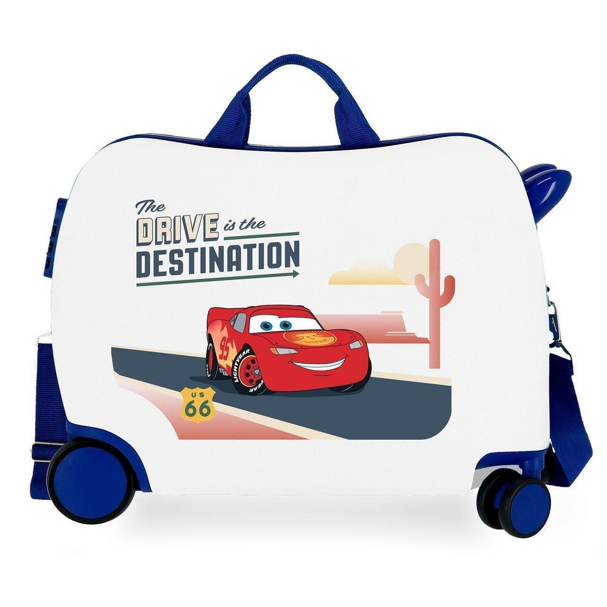 Disney - Valise Enfant Disney Cars Destination Abs Avec Une Capacité De 34l Blanc - Sac À Dos - Blanc - No Size - Decathlon