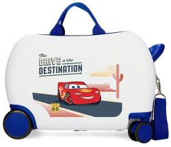 Valise enfant Disney Cars Destination ABS avec une capacité de 28L Blanc