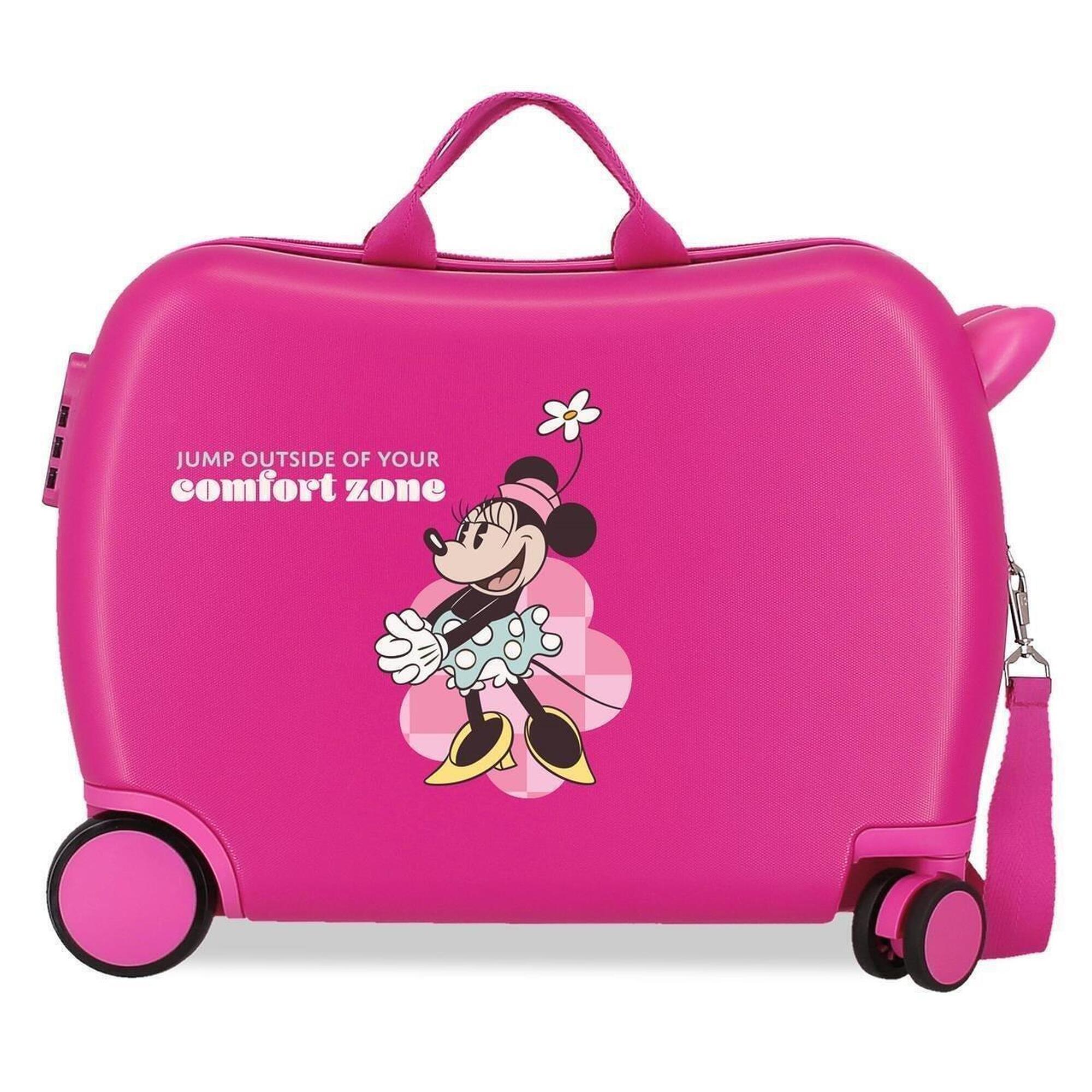 Disney - Valise Enfant Disney Minnie Confort Zone Abs Avec Une Capacité De 34l Fushia - Sac À Dos - Rose - No Size - Decathlon