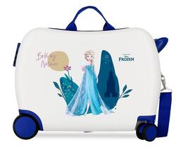 Valise enfant Disney Frozen Nature is magical ABS avec une capacité de 34L Blanc