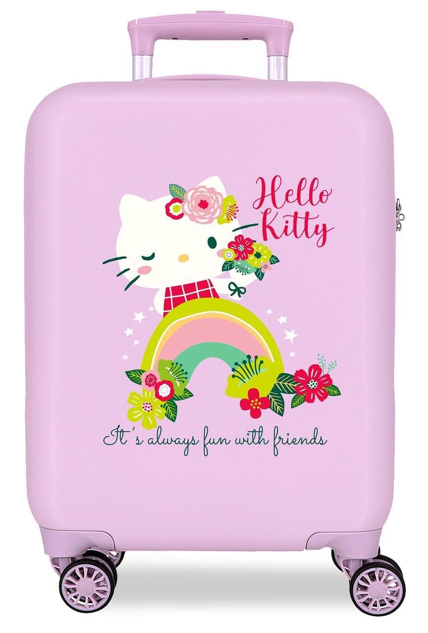 Maleta de cabina Sanrio Hello Kitty Always fun ABS con capacidad de 33L Lila 1/4