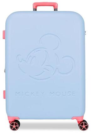 Valise cabine Disney Mickey Crazy trip ABS avec une capacité de 39,6L Bleu