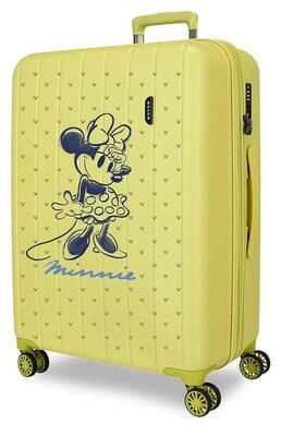 Valigia media Disney Minnie Line ABS con capacità di 8424L Giallo