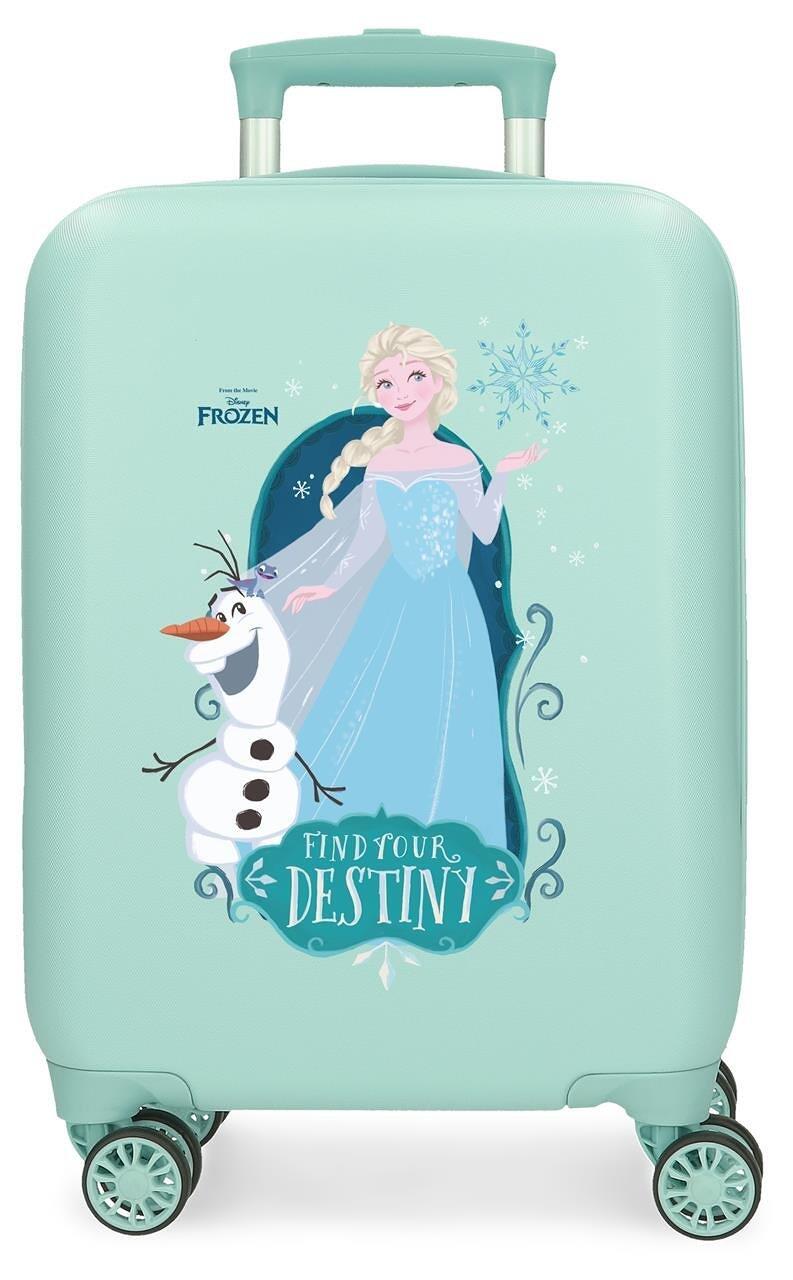 Disney Frozen Nature  mala de cabine ABS mágica com capacidade 33L Turquesa 1/4