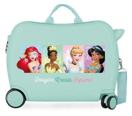 Valise enfant Disney Princess ABS avec une capacité de 34L Turquoise