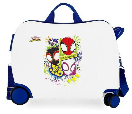 Valise enfant Marvel Spidey Together ABS avec une capacité de 34L Blanc