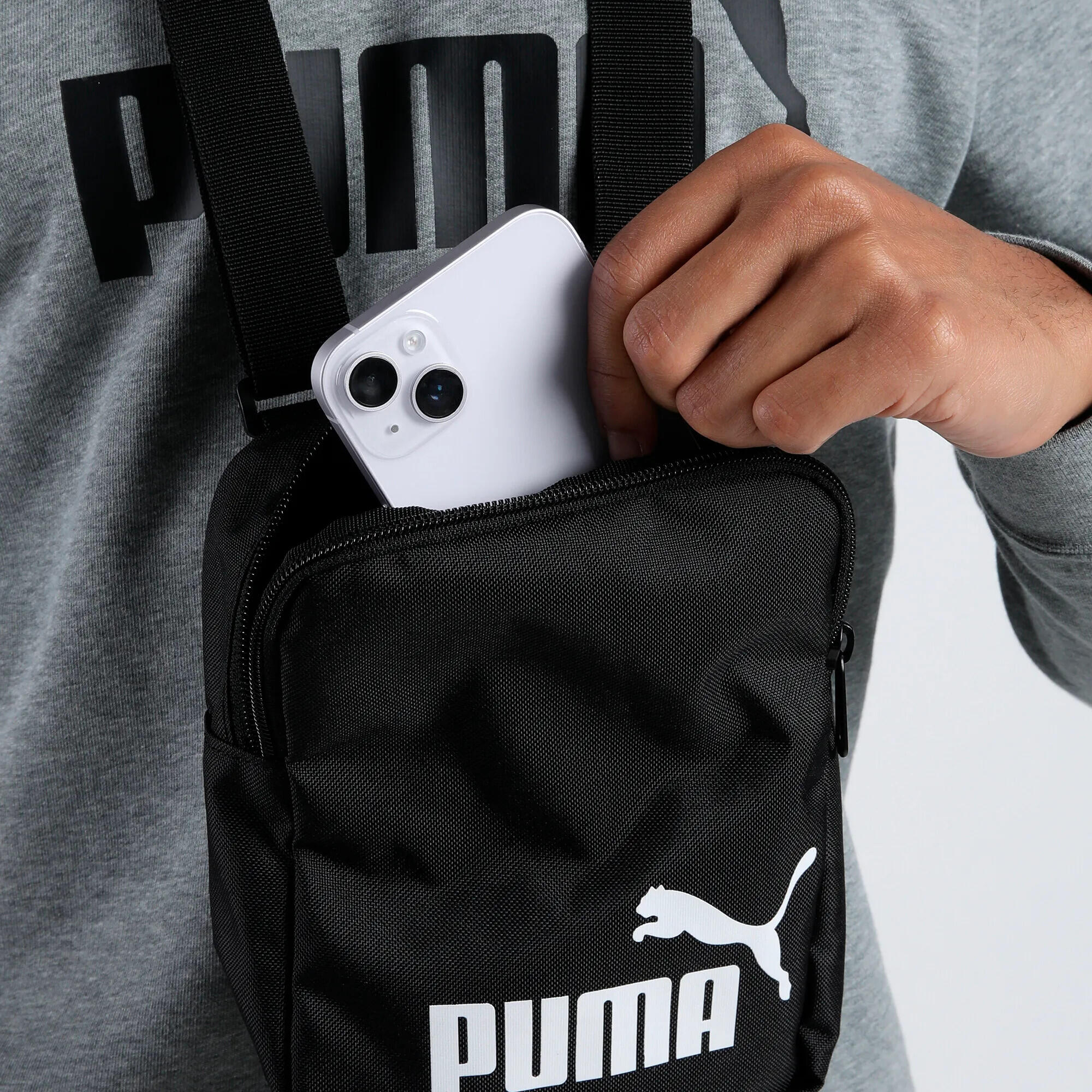 Bolsito Casual Puma Phase Portable 091173-01 Negro 5/5
