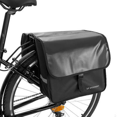 Borsa da bici Wozinsky WBB34BK 28 L nera impermeabile