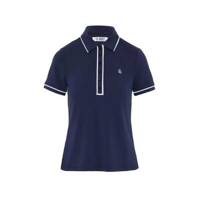 Penguin veronica short sleeve perf., golfpolo voor dames
