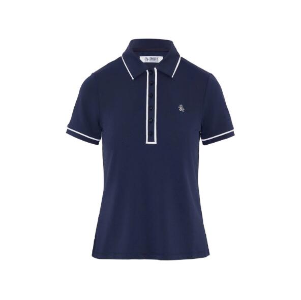 Penguin Veronica Short Sleeve Perf., Polo da golf da donna 1/4