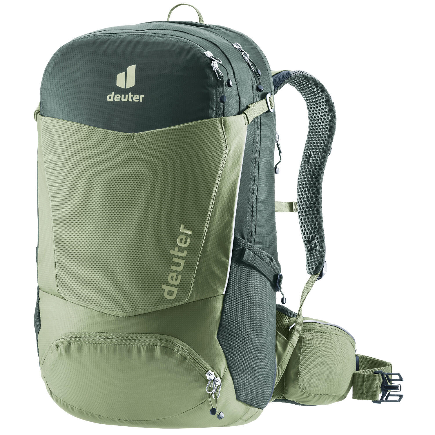 Deuter - Sac Vtt Deuter Trans Alpine Pro 28 Grove Ivy 28 L Ventilé Cadre Aluminium X - Sac À Dos - Vert - Decathlon