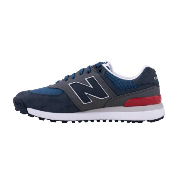New Balance 574 Greens VS, Scarpe da golf da uomo, Blu navy/Grigio 2/3