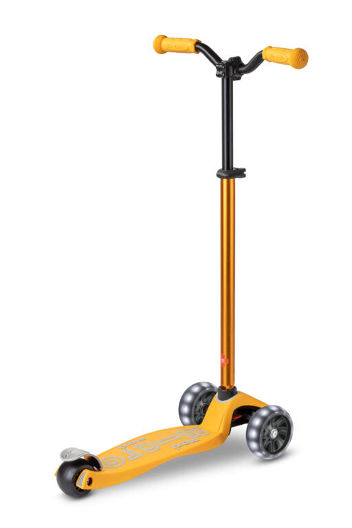 Patinete Infantil 3 Ruedas Micro Maxi Deluxe Pro LED Amarillo 3/7