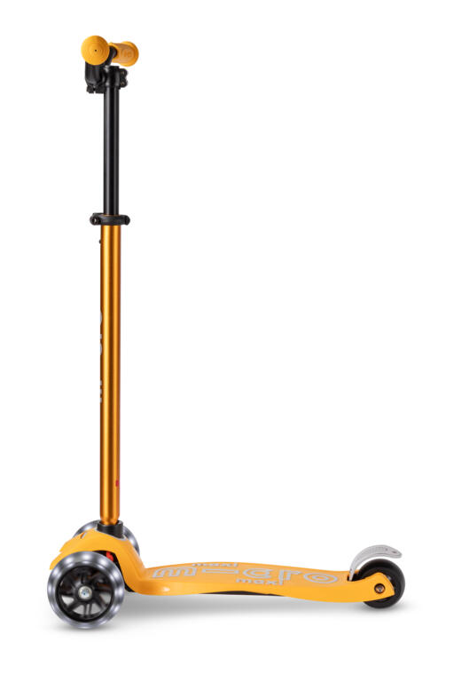 Patinete Infantil 3 Ruedas Micro Maxi Deluxe Pro LED Amarillo 2/7