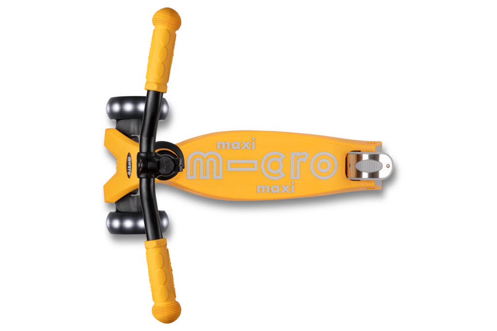 Patinete Infantil 3 Ruedas Micro Maxi Deluxe Pro LED Amarillo 4/7