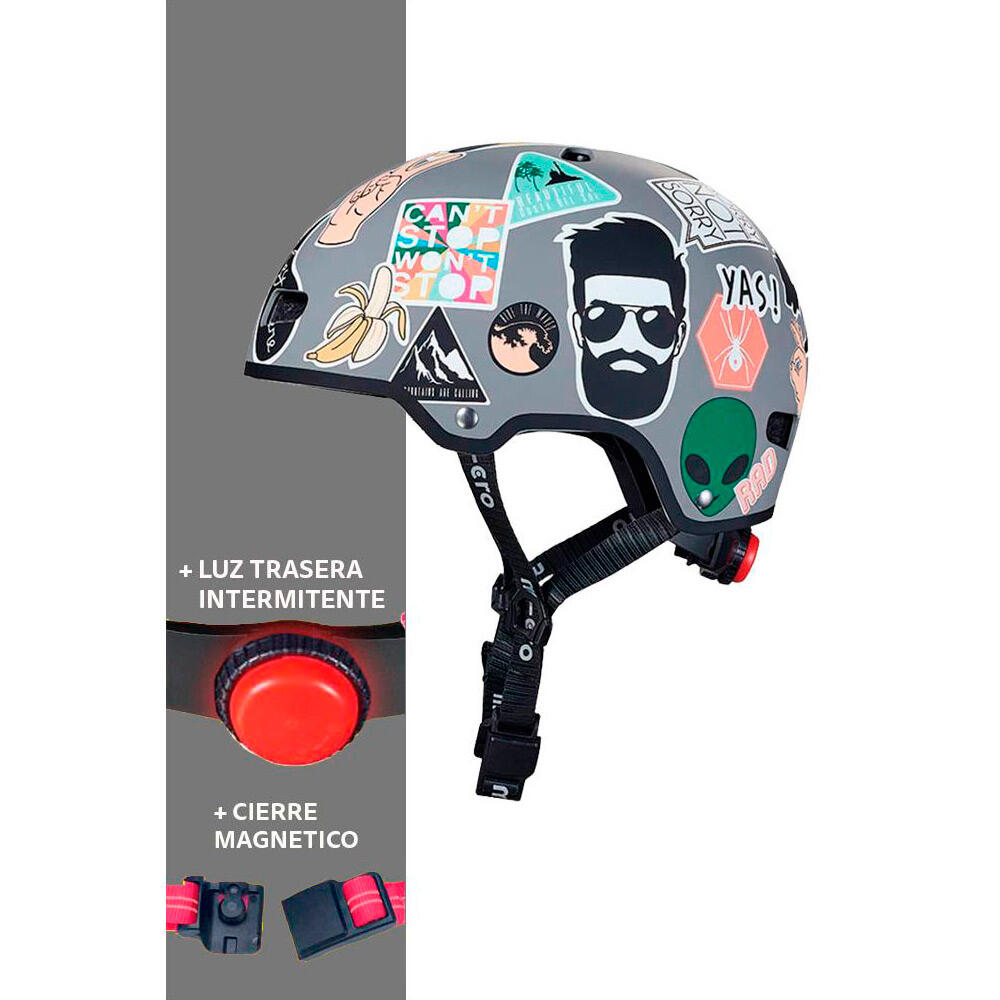 Casco  Patinete Micro Sticker Talla L 2/7