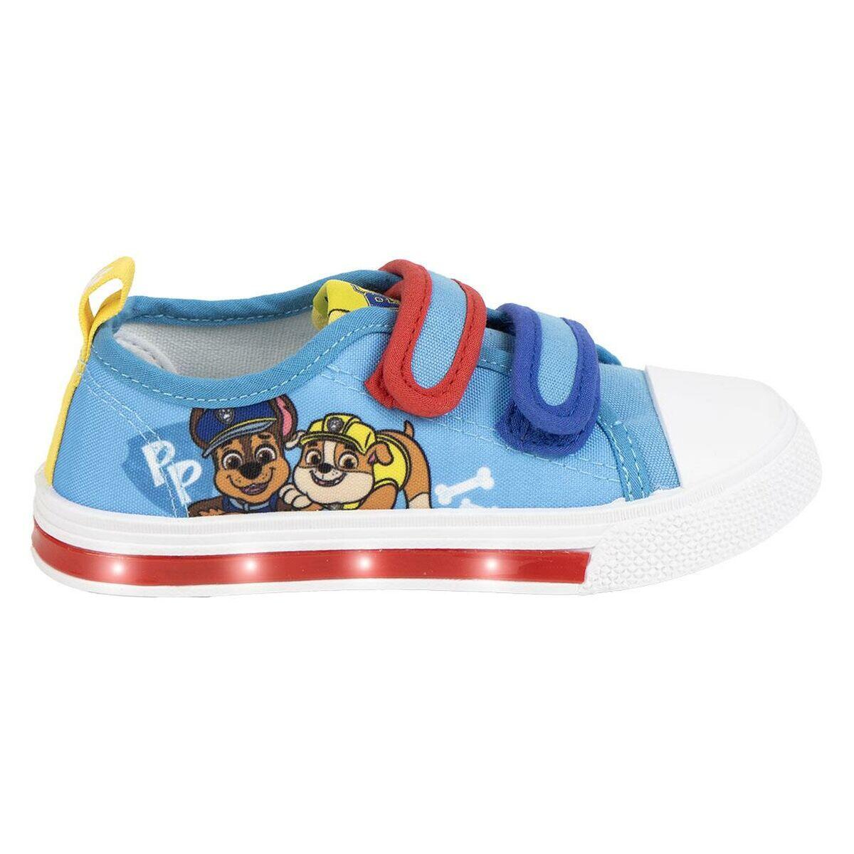 Zapatillas de Loneta con Luces Suela PVC Patrulla Canina Azul 2/5