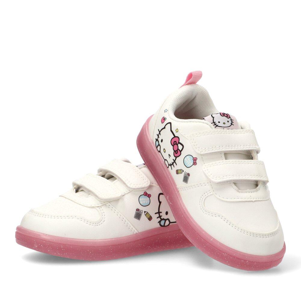Deportivas Casual Niña Suela Plana - Modelo 2300006932 Blanco 5/6