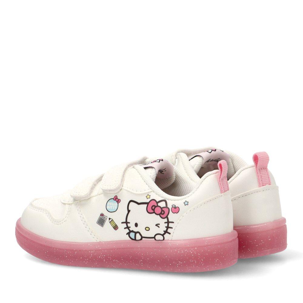 Deportivas Casual Niña Suela Plana - Modelo 2300006932 Blanco 4/6