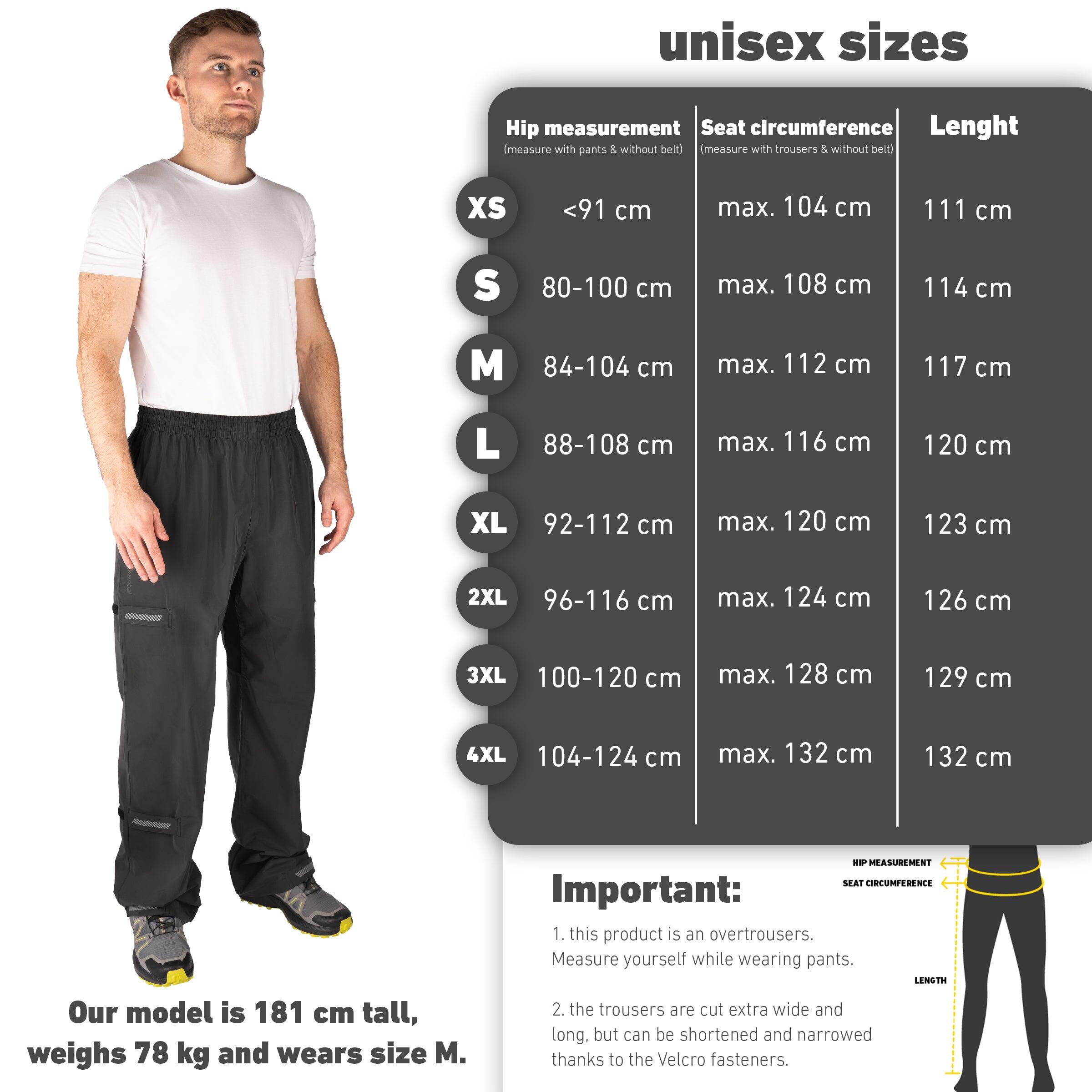 Pantalon de pluie pour velo - pantalon de velo impermeable pour femmes et hommes 4/7