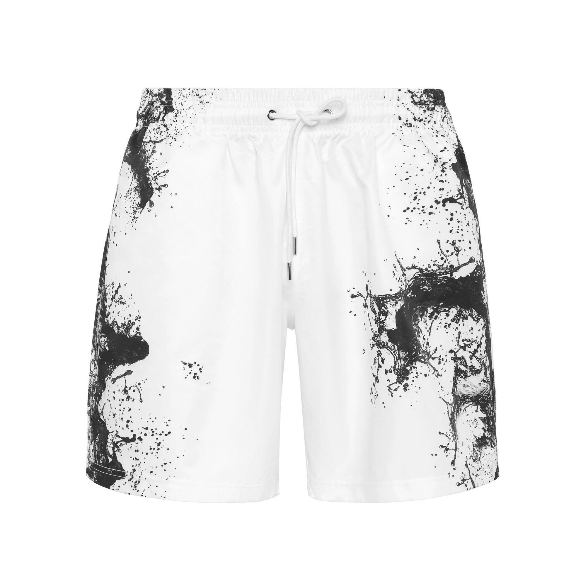 Plein Sport - Short De Jogging Splash - Short - Blanc - Decathlon