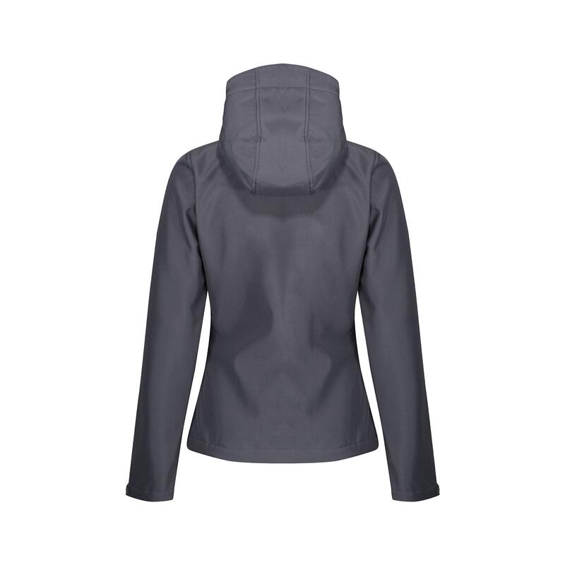 Dames Venturer 3lagige Membraan Soft Shell Jacket (Afdichting Grijs/Zwart)