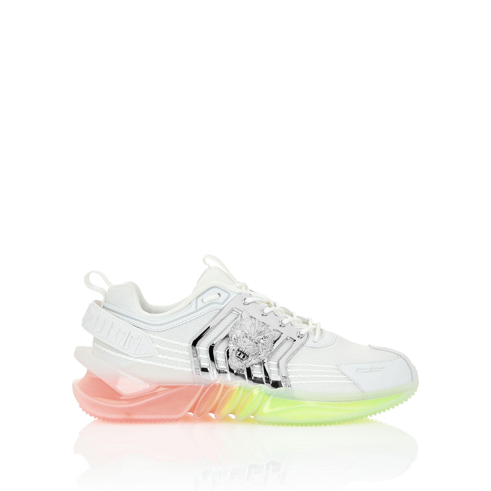 Plein Sport - Baskets De Course Tiger - Chaussures De Sport - Blanc - Decathlon
