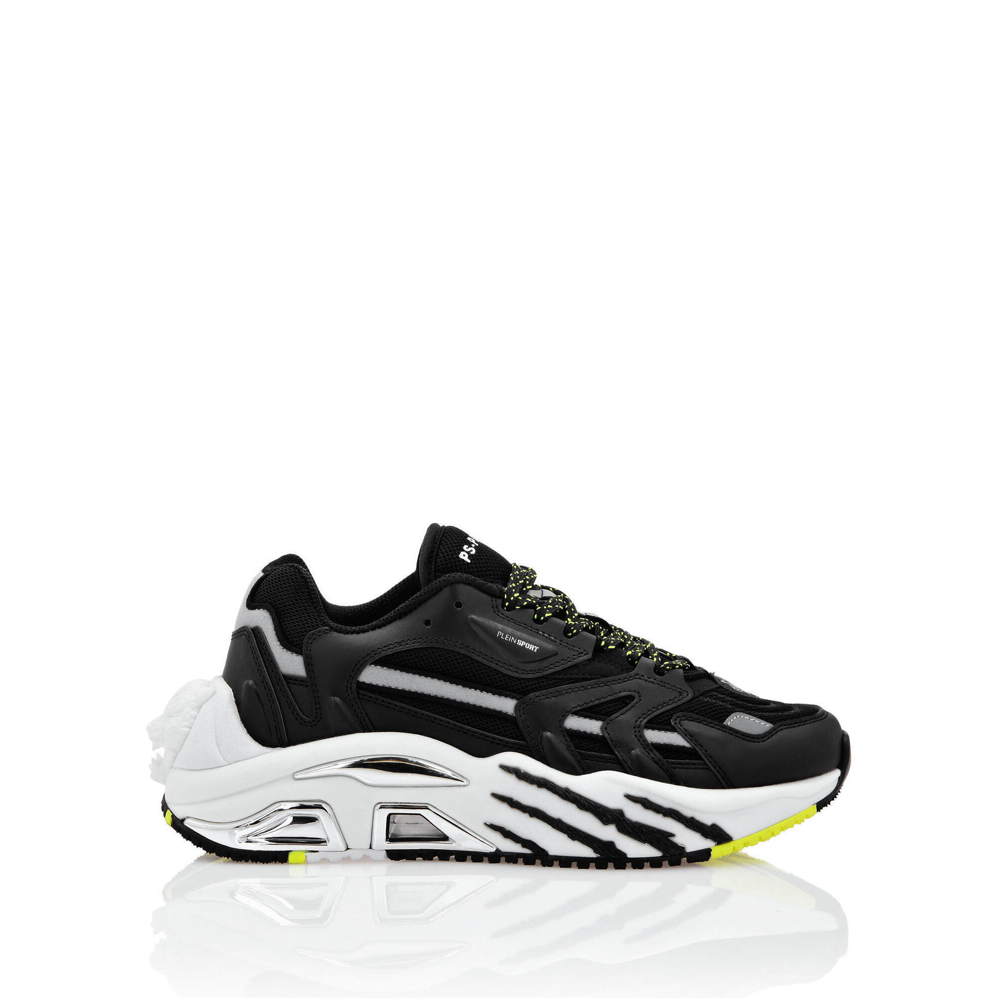 Plein Sport - Baskets De Course The Scratch - Chaussures De Sport - Blanc|noir - Decathlon