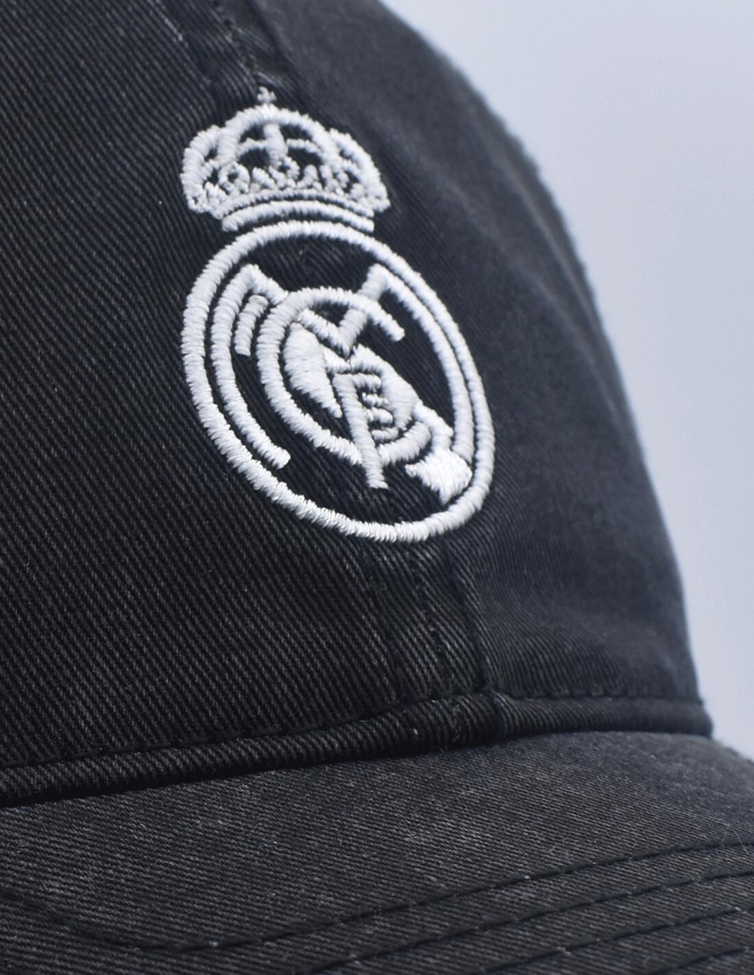 Gorra Real Madrid Black White - Adulto 3/4
